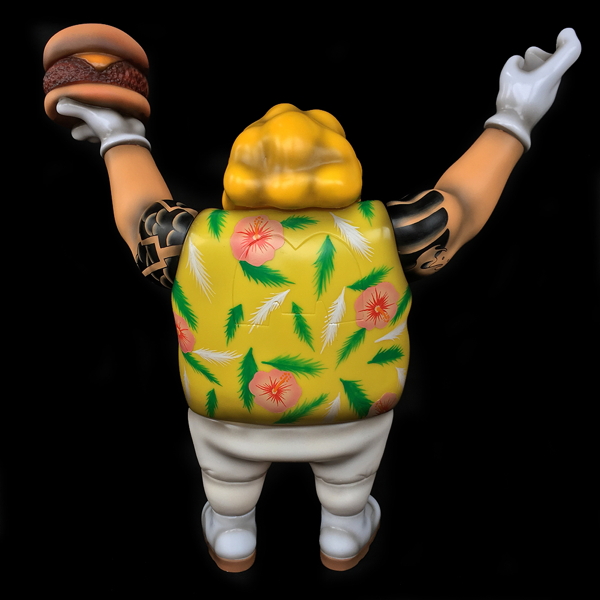 Ron English × BlackBook Toy EVIL MC“MC-Aloha” one off by Marvel Okinawa