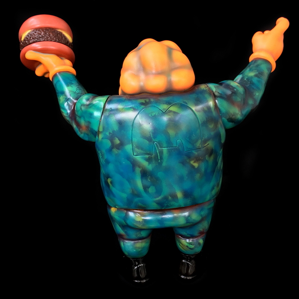 Ron English × BlackBook Toy EVIL MC “Another World Camo MC”one off by KENTH TOY WORKS