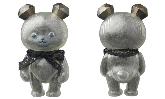JEWEL BEAR custom【Fluffy Black Wadding Crystal Teddy ver.】